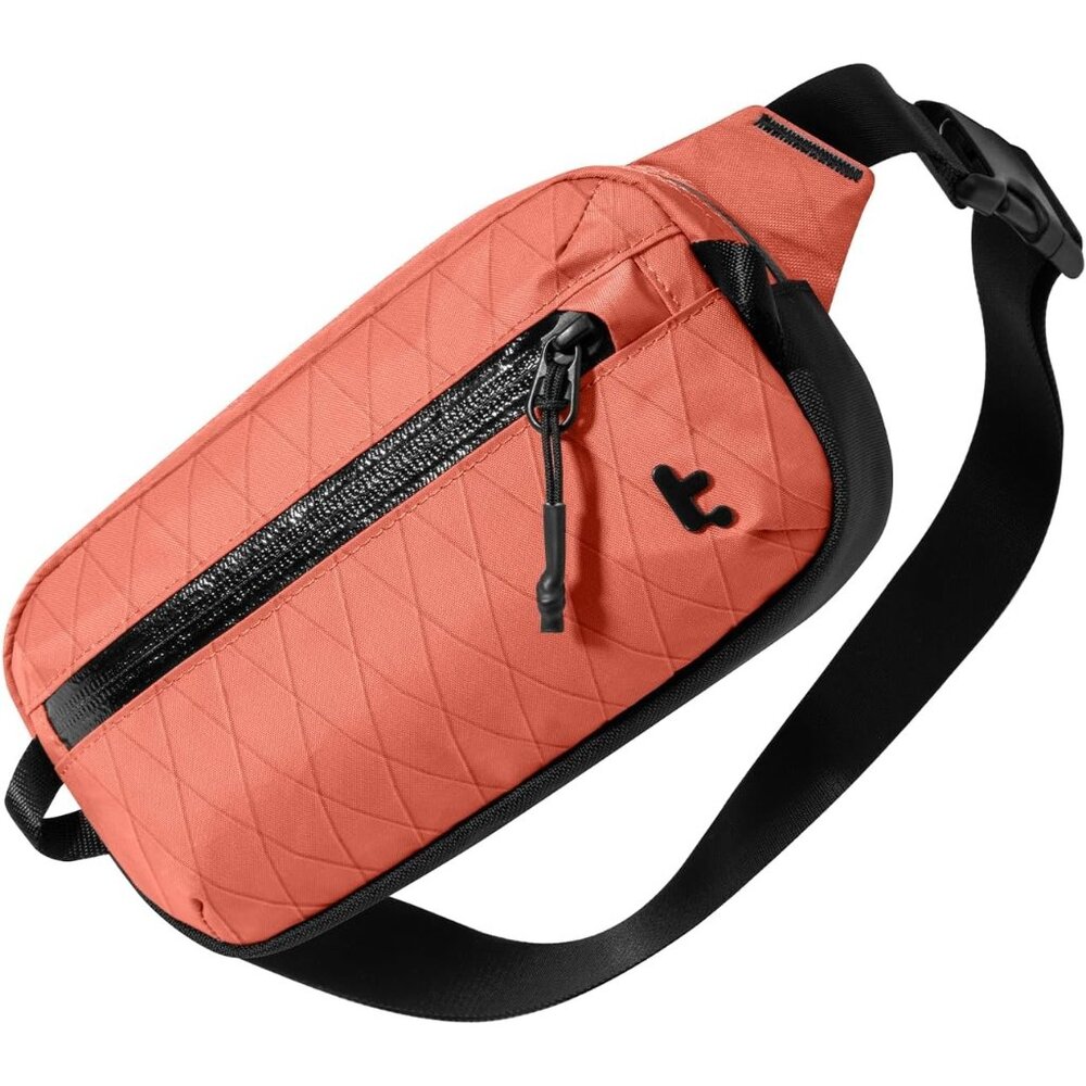 〽️Men Crossbody Bag Pink Casual Minimalist Chest Shoulder Pack Lightweight